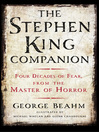 Cover image for The Stephen King Companion